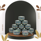 Colorful Iron Candle Containers 12pcs with Storage Box