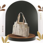 Casual Canvas Shoulder Bag Student & Commuting Tote
