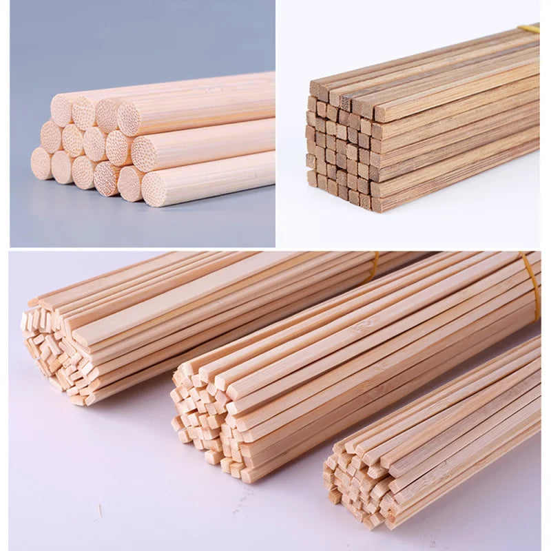 DIY Bamboo Wood Strips 10PCS for Lantern & Furniture Making