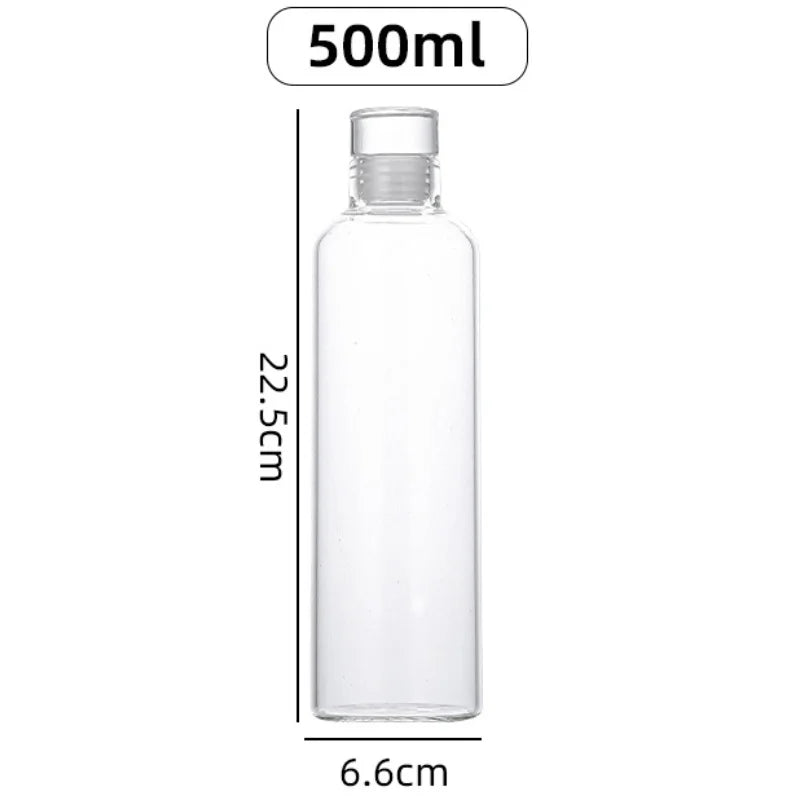 Glass Milk Cup & Water Bottle Large Capacity