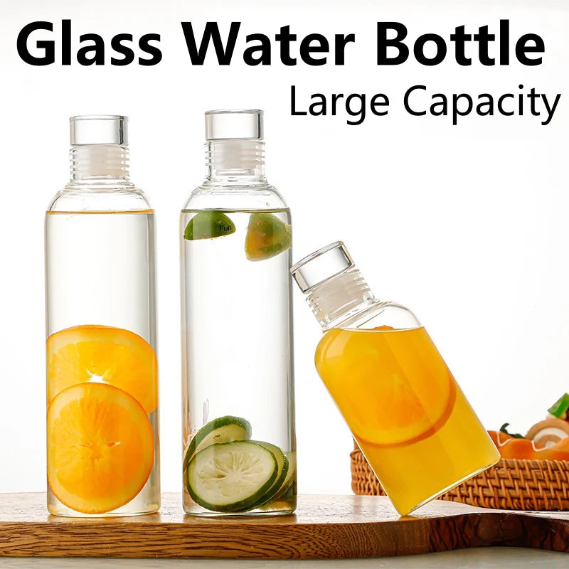 Glass Milk Cup & Water Bottle Large Capacity