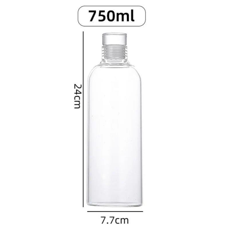 Glass Milk Cup & Water Bottle Large Capacity