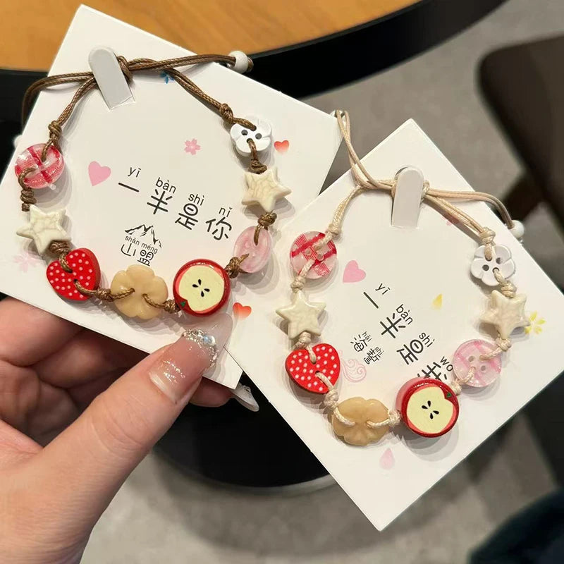 Adjustable Ceramic Bead Bracelet Women’s Fashion Jewelry