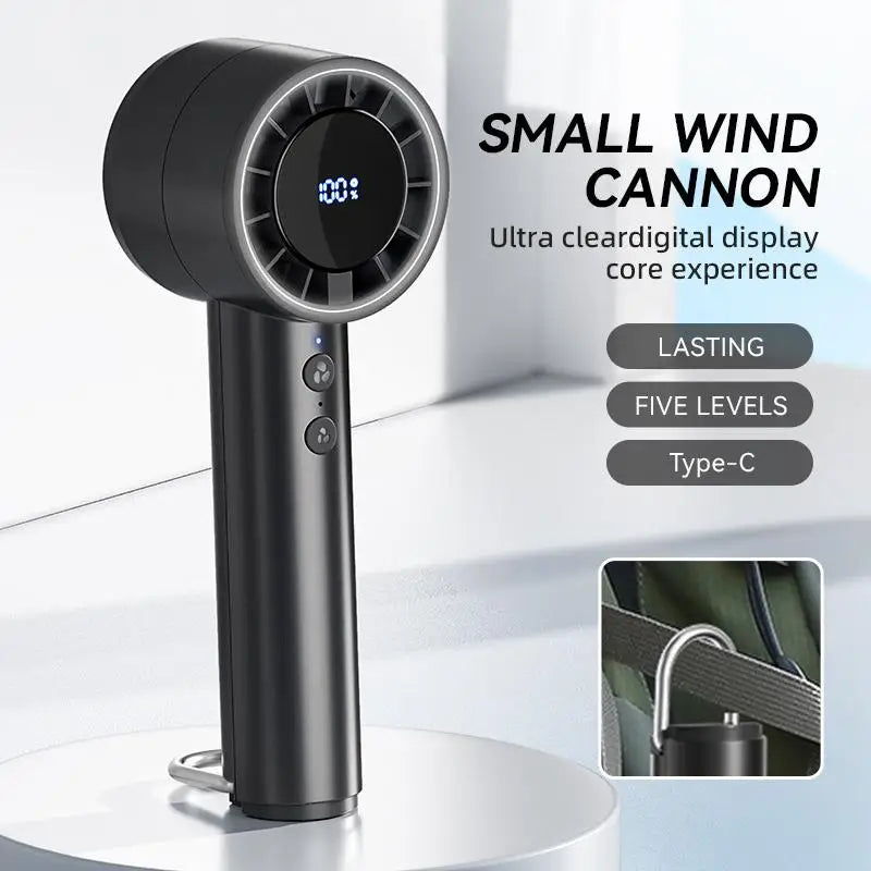 High Speed Portable Small Fan with LED & Strong Wind