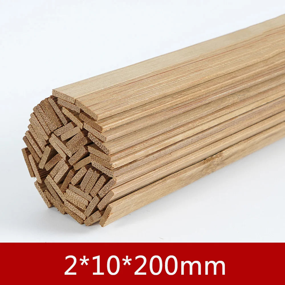 DIY Bamboo Wood Strips 10PCS for Lantern & Furniture Making
