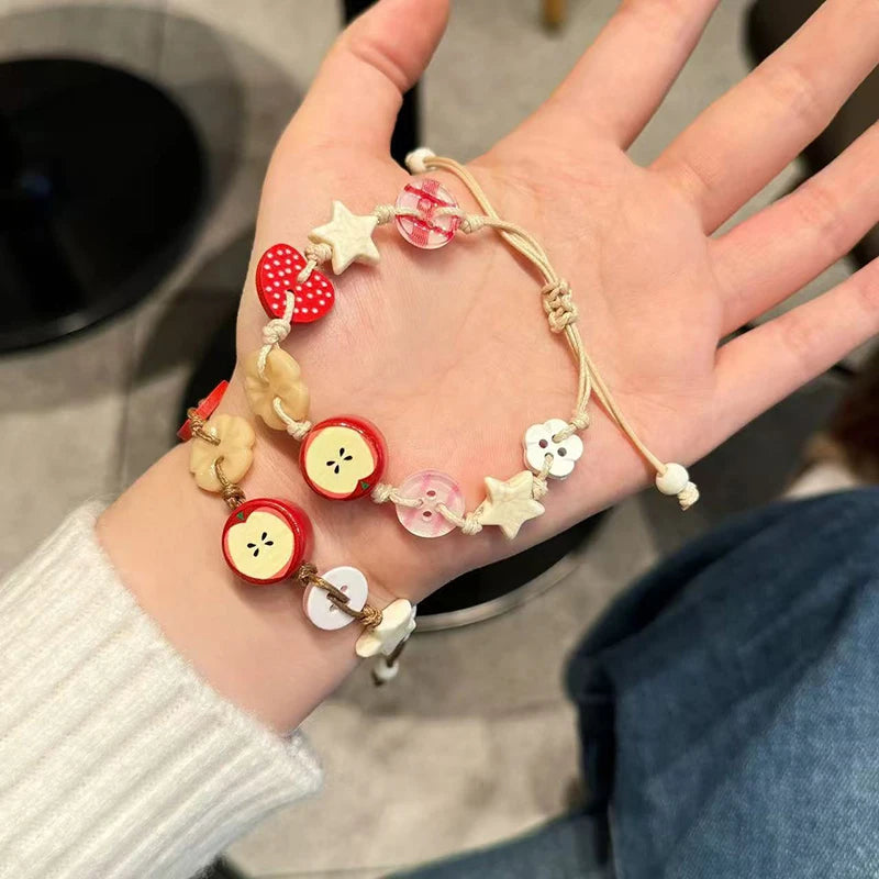 Adjustable Ceramic Bead Bracelet Women’s Fashion Jewelry