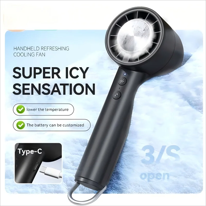 High Speed Portable Small Fan with LED & Strong Wind