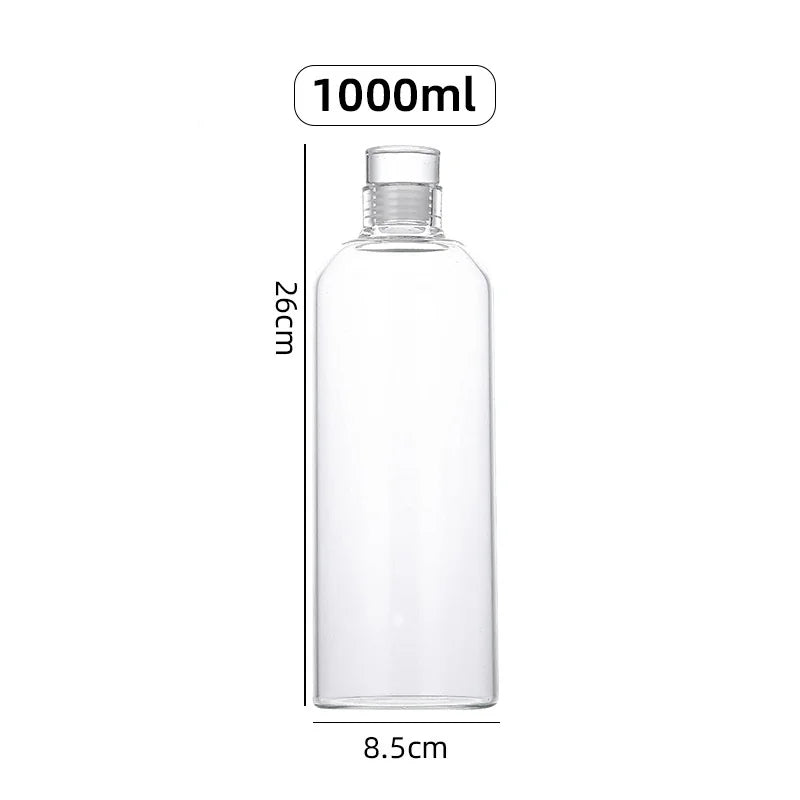 Glass Milk Cup & Water Bottle Large Capacity