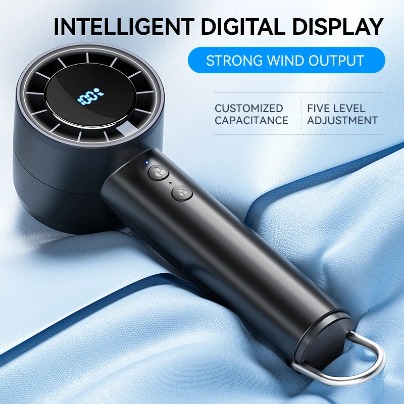 High Speed Portable Small Fan with LED & Strong Wind