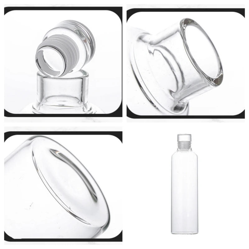 Glass Milk Cup & Water Bottle Large Capacity