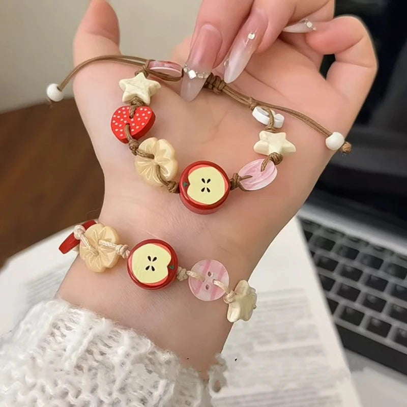Adjustable Ceramic Bead Bracelet Women’s Fashion Jewelry