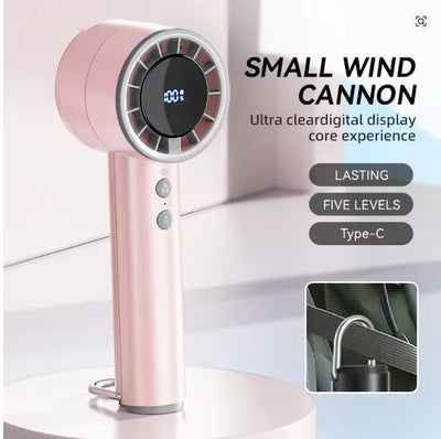 High Speed Portable Small Fan with LED & Strong Wind