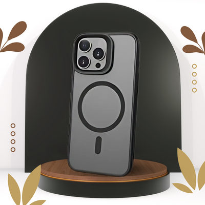 Matte Magnetic iPhone Cover with Lens Guard for Pro Max Series