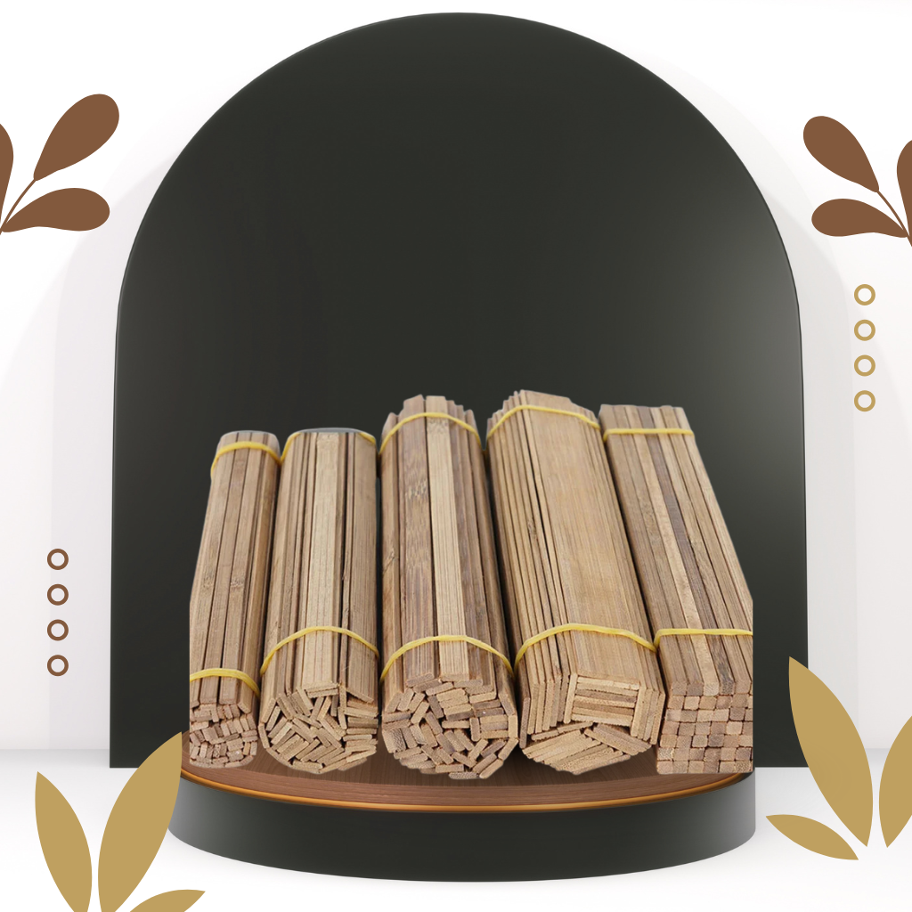 DIY Bamboo Wood Strips 10PCS for Lantern & Furniture Making